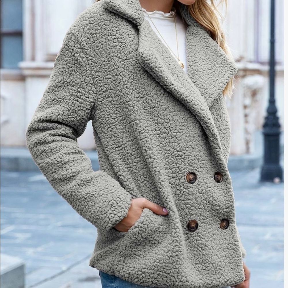Plush Peacoat - Picture 3 of 5